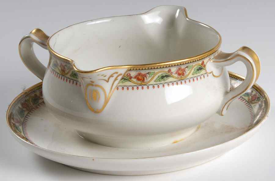 Lexington Gravy Boat with Attached Underplate by Haviland-1