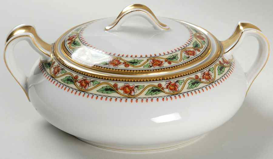 Lexington Sugar Bowl & Lid by Haviland-1
