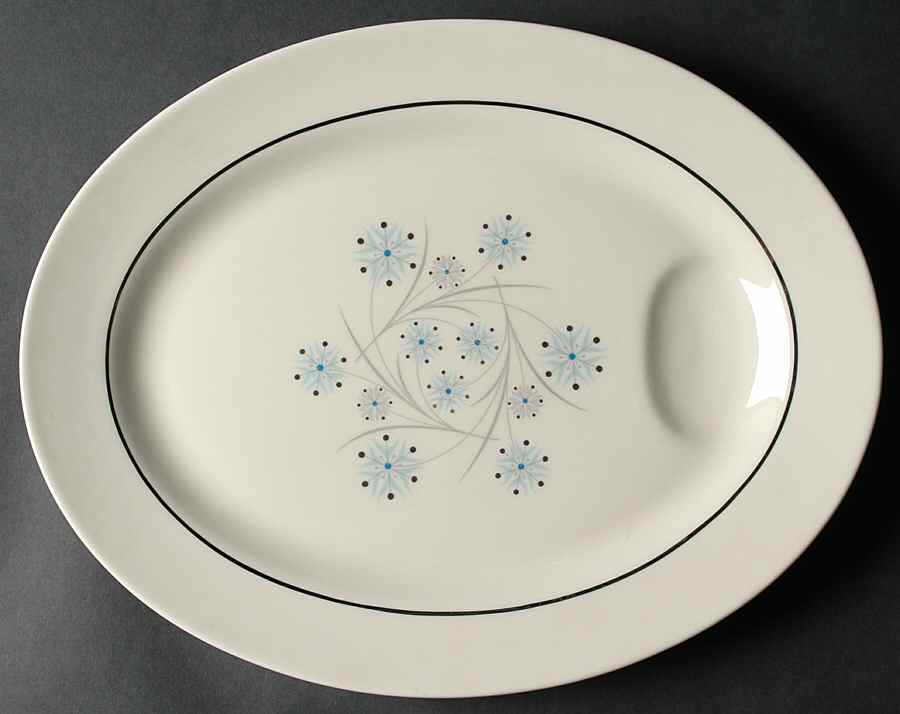 Lido 14" Oval Serving Platter by Haviland-1