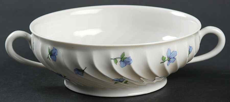 Linette Flat Cream Soup Bowl by Haviland-1