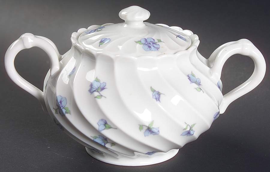 Linette Sugar Bowl & Lid by Haviland-1