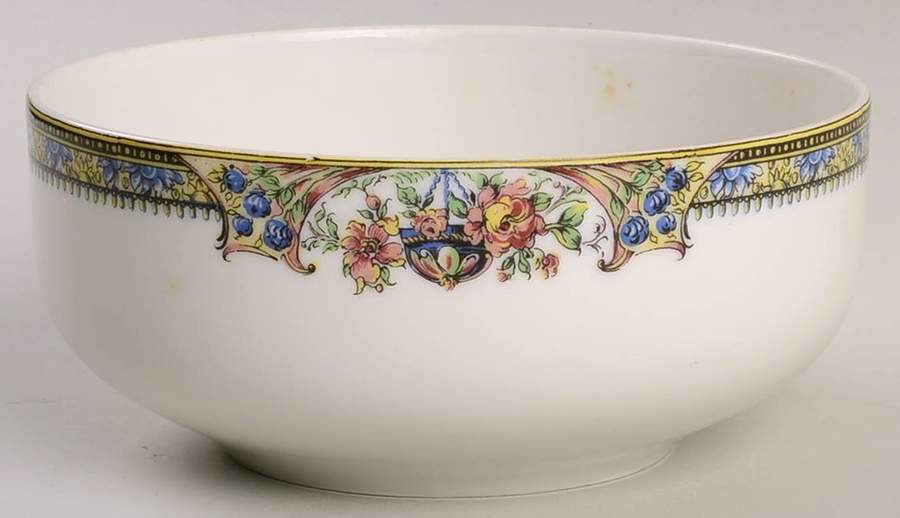 Linden Cranberry Bowl by Haviland-1