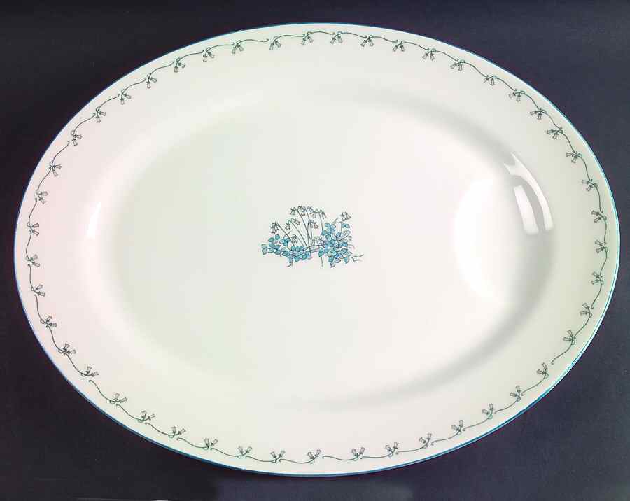 Linneae-Linnaea 16" Oval Serving Platter by Haviland-1