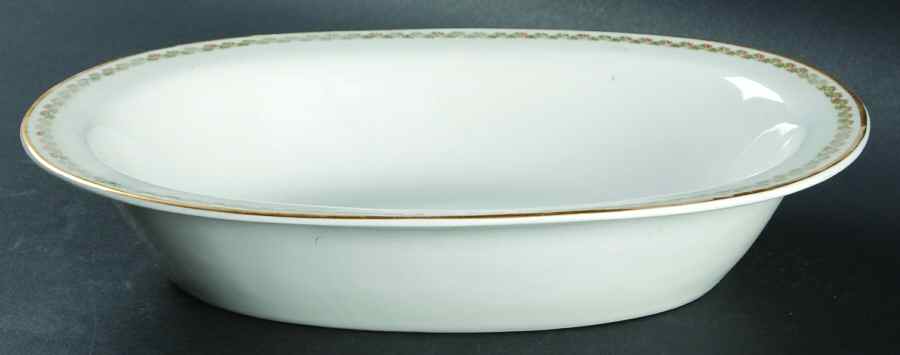 Lisbon 10" Oval Vegetable Bowl by Haviland-1