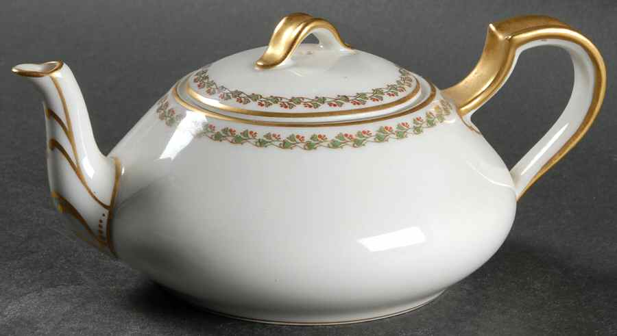 Lisbon Individual Teapot & Lid by Haviland-1