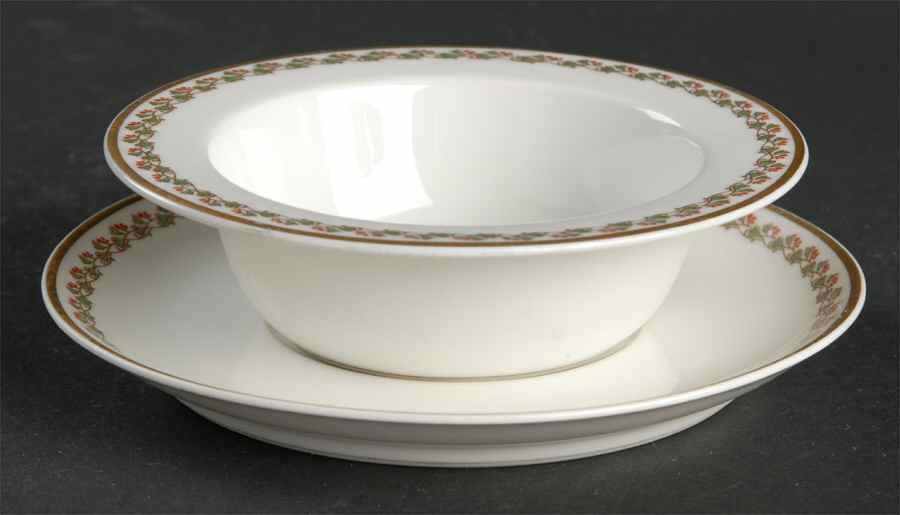 Lisbon Ramekin & Saucer Set by Haviland-1