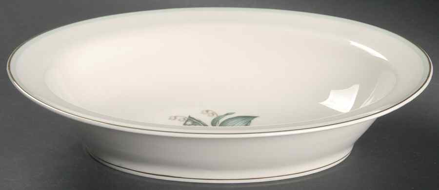 Lily of The Valley 9" Oval Vegetable Bowl by Haviland-1