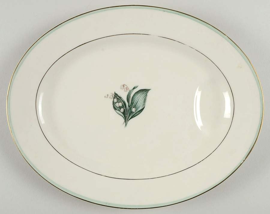 Lily of The Valley 11" Oval Serving Platter by Haviland-1
