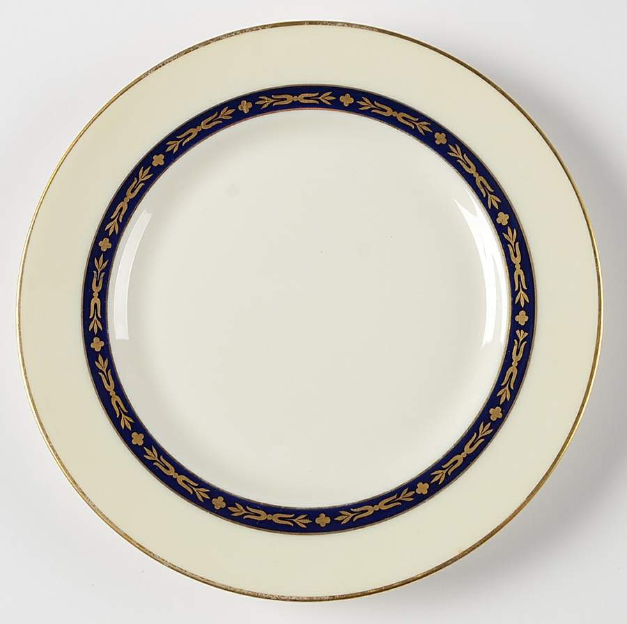 Lombardie Blue Salad Plate by Haviland-1