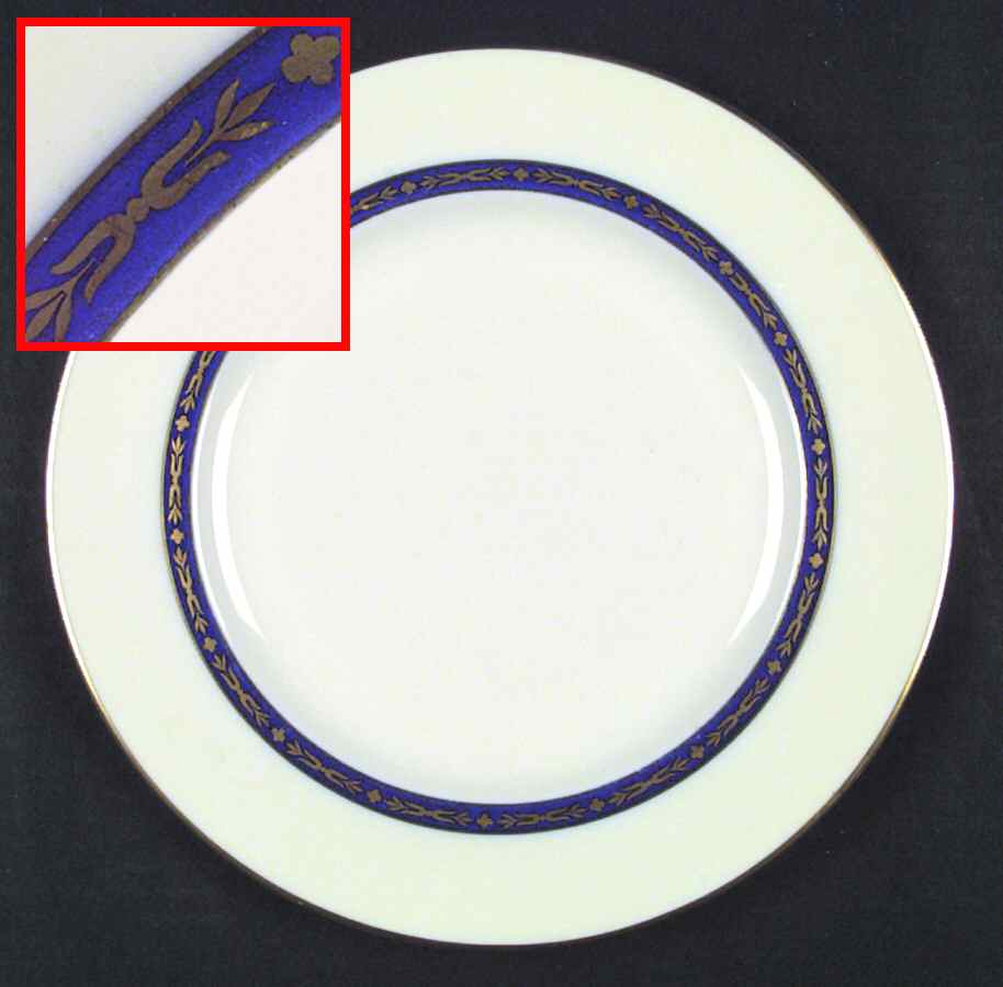 Lombardie Blue Dinner Plate by Haviland-1