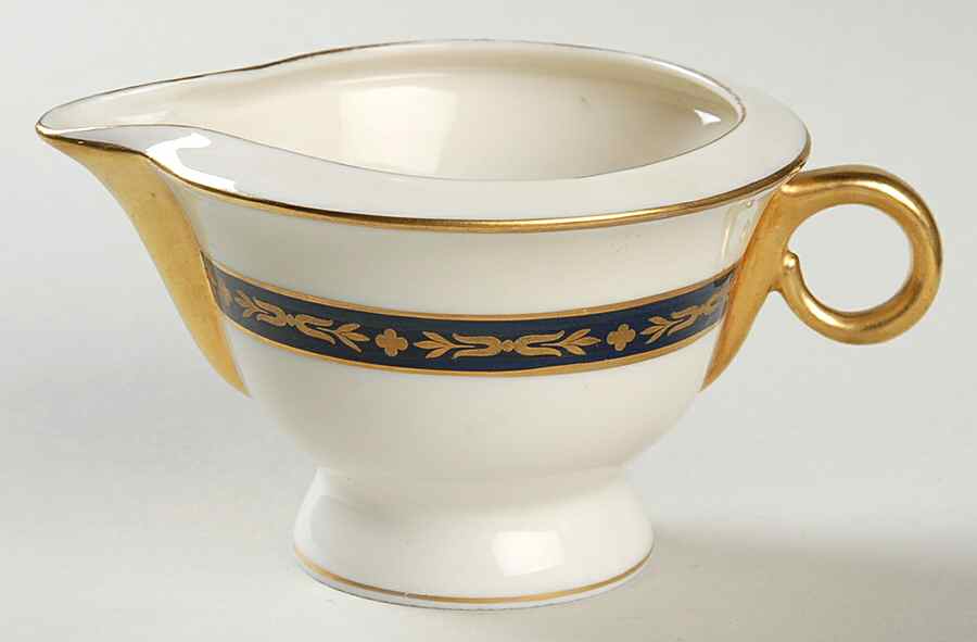 Lombardie Blue Creamer by Haviland-1