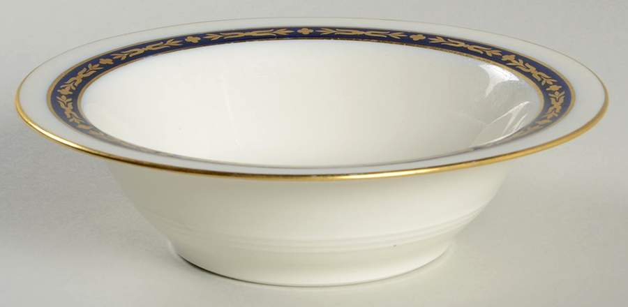 Lombardie Blue Rim Cereal Bowl by Haviland-1