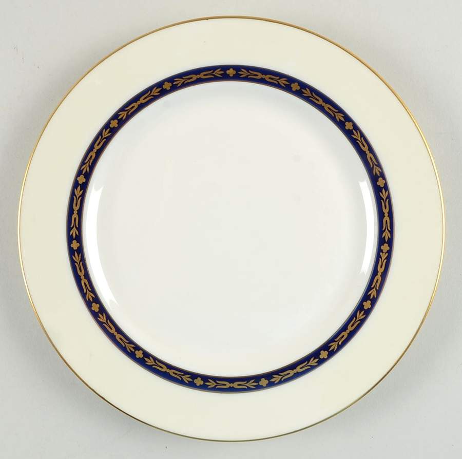 Lombardie Blue Luncheon Plate by Haviland-1