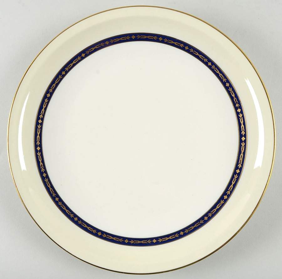 Lombardie Blue 12" Chop Plate (Round Platter) by Haviland-1