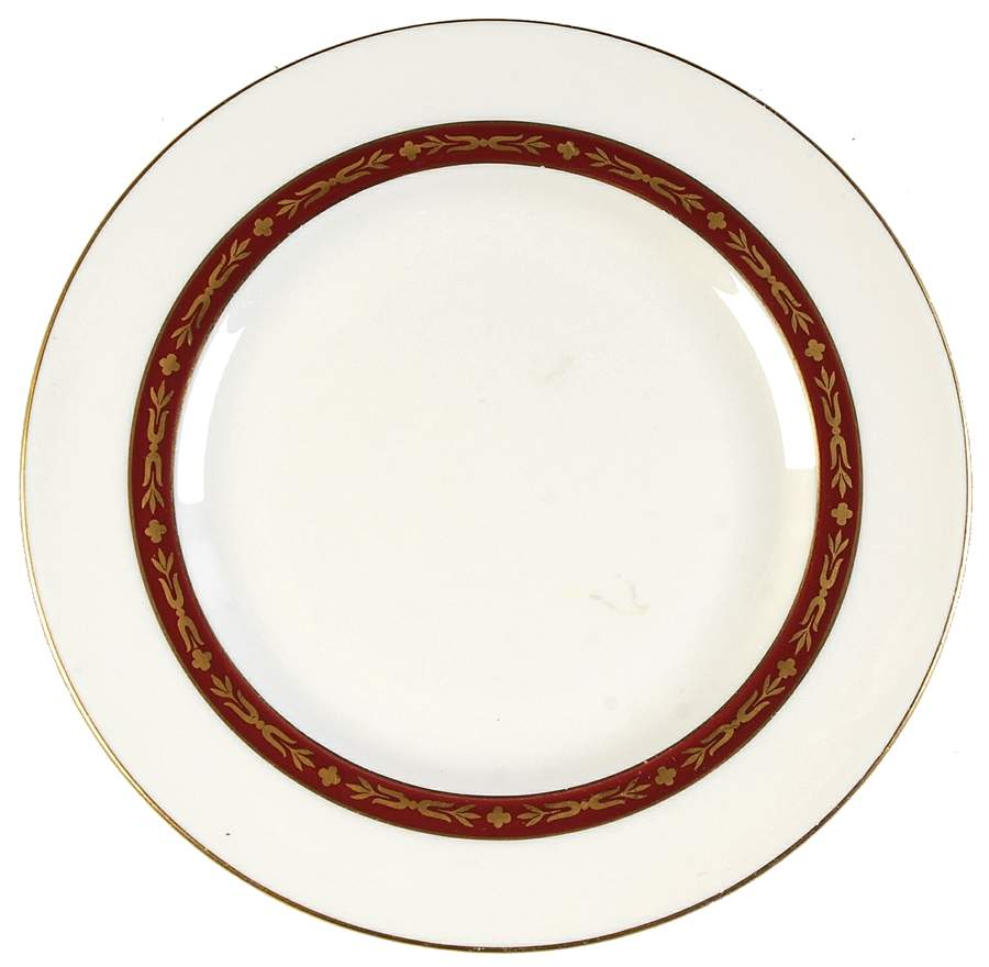 Lombardie Red Salad Plate by Haviland-1