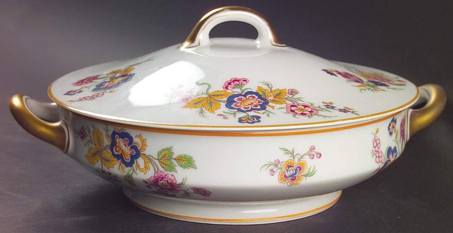 Lorraine Round Covered Vegetable by Haviland-1