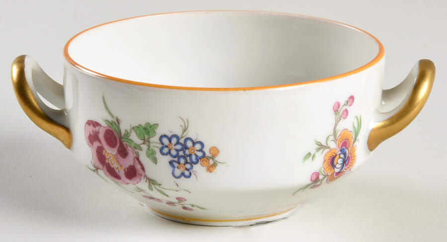 Lorraine Flat Bouillon Cup by Haviland-1