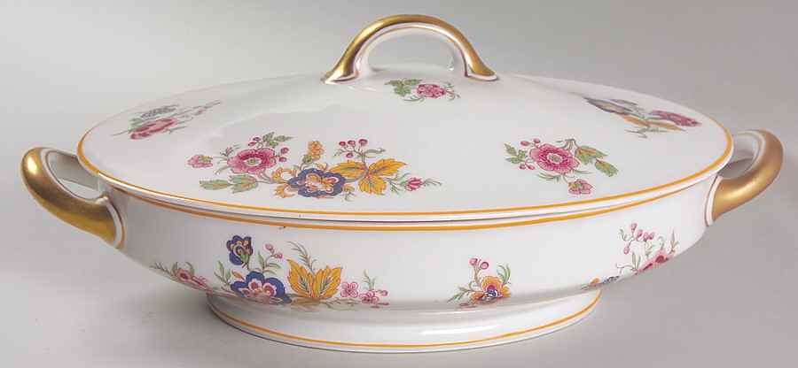 Lorraine Oval Covered Vegetable by Haviland-1