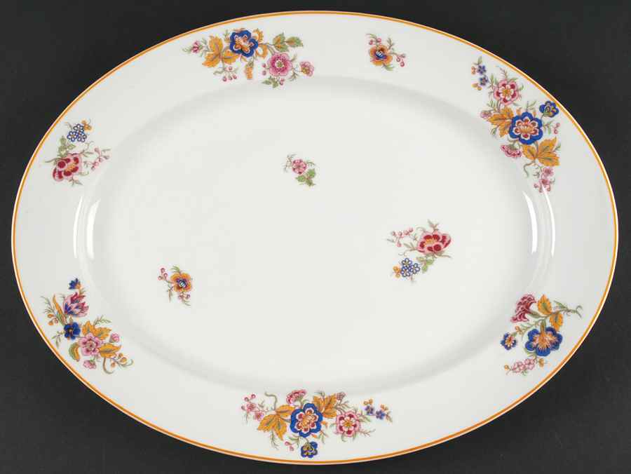 Lorraine 16" Oval Serving Platter by Haviland-1