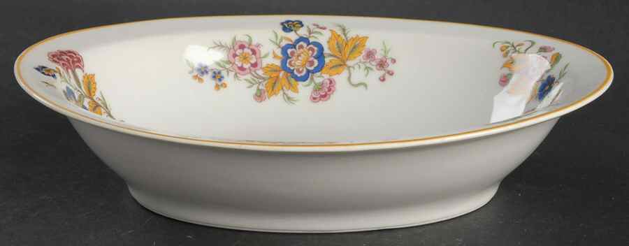 Lorraine 10" Oval Vegetable Bowl by Haviland-1