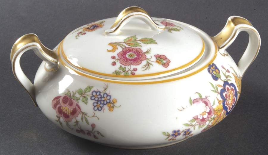 Lorraine Sugar Bowl & Lid by Haviland-1