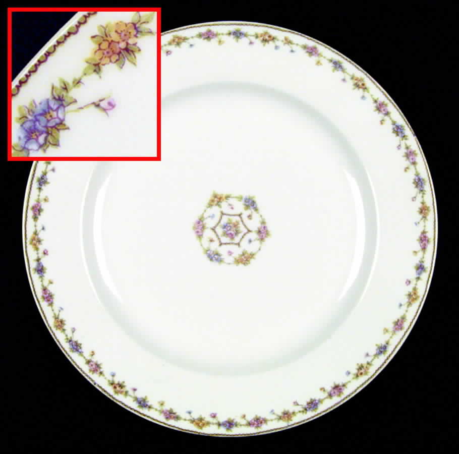 Louvre Dinner Plate by Haviland-1