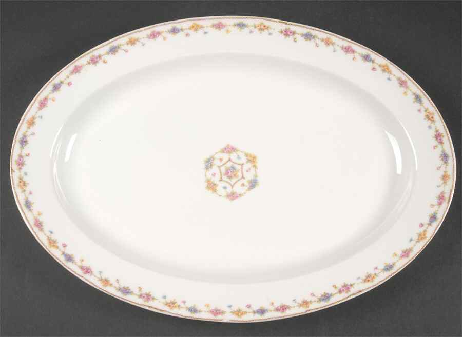 Louvre 14" Oval Serving Platter by Haviland-1