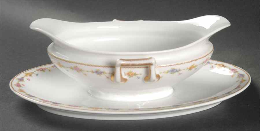Louvre Gravy Boat & Underplate by Haviland-1