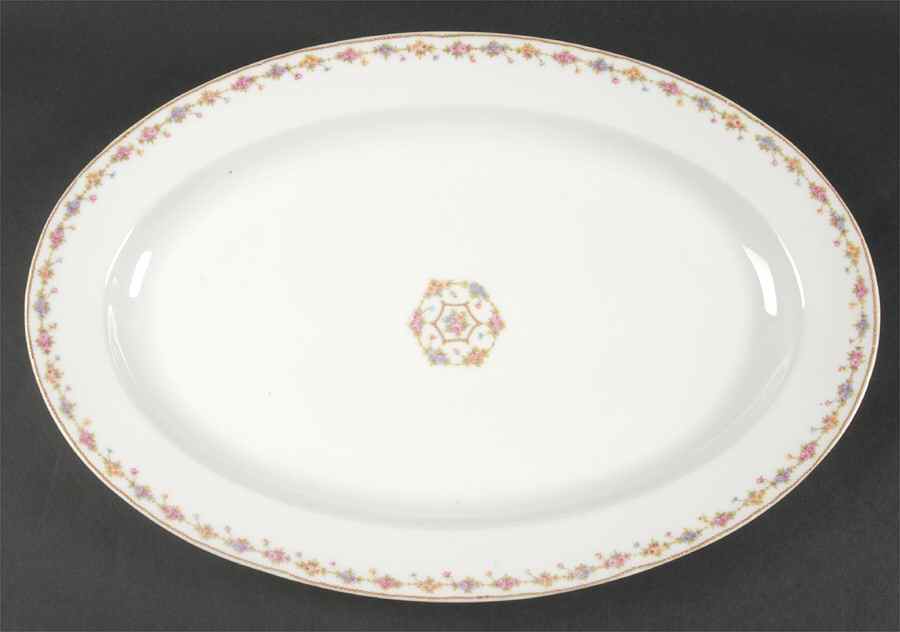 Louvre 16" Oval Serving Platter by Haviland-1