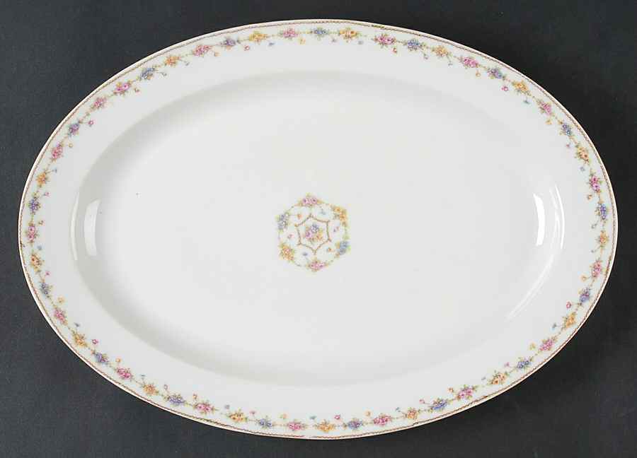Louvre 13" Oval Serving Platter by Haviland-1
