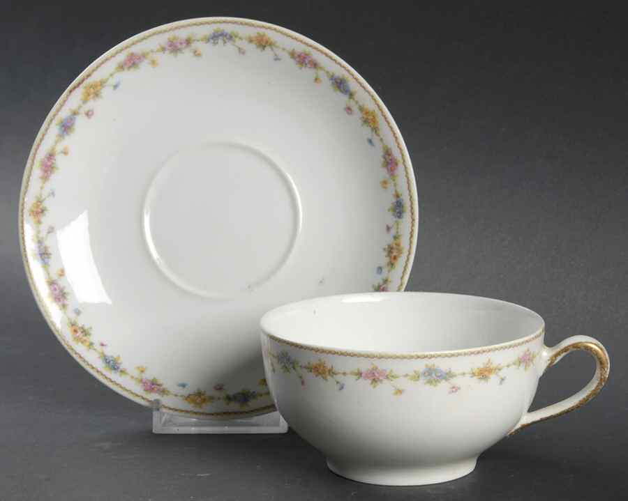 Louvre Oversized Cup & Saucer Set by Haviland-1
