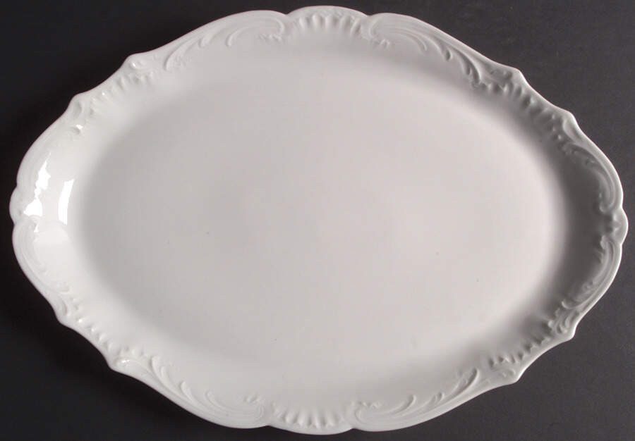 Louis XV 16" Oval Serving Platter by Haviland-1