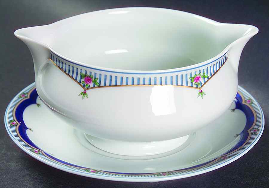 Louisiane Gravy Boat & Underplate by Haviland-1