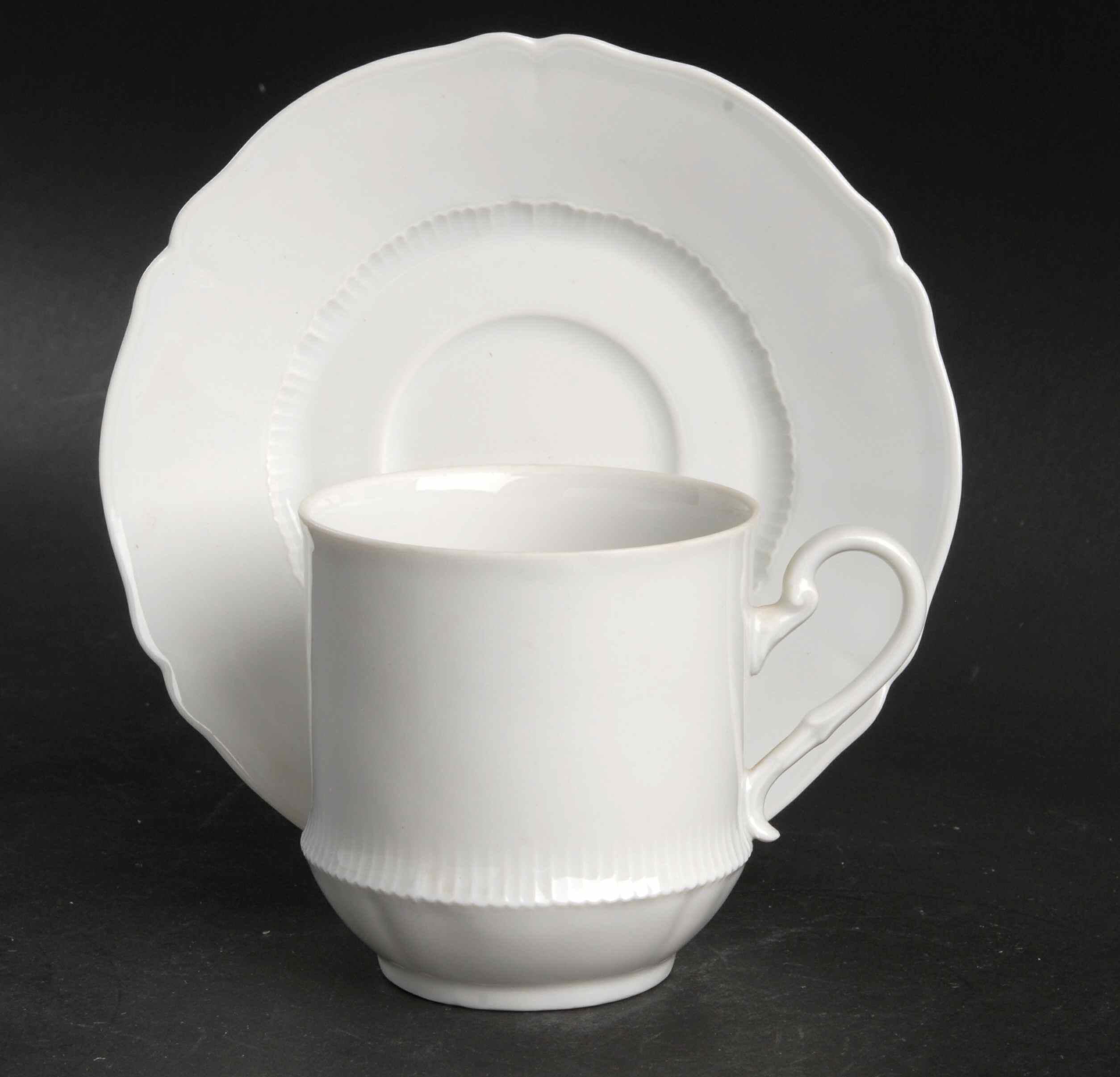 Louis XV (Newer) Flat Cup & Saucer Set by Haviland-1