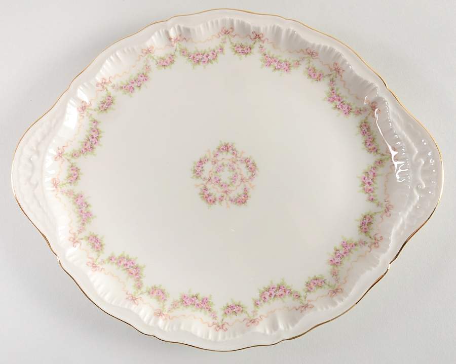 Louise Cake Plate by Haviland-1