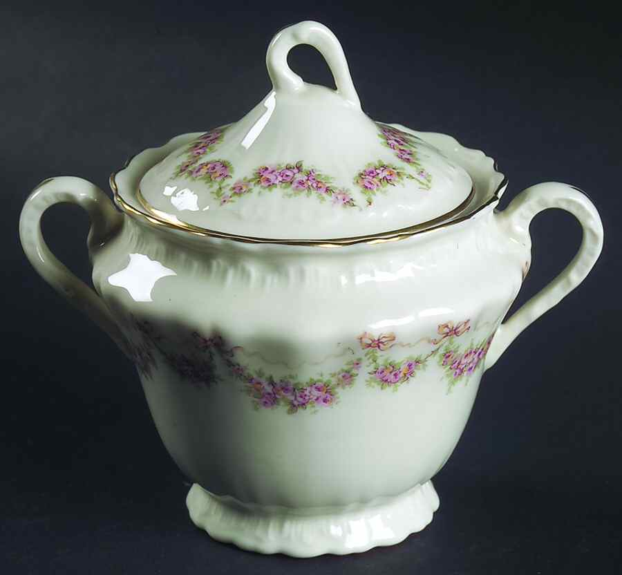 Louise Sugar Bowl & Lid by Haviland-1