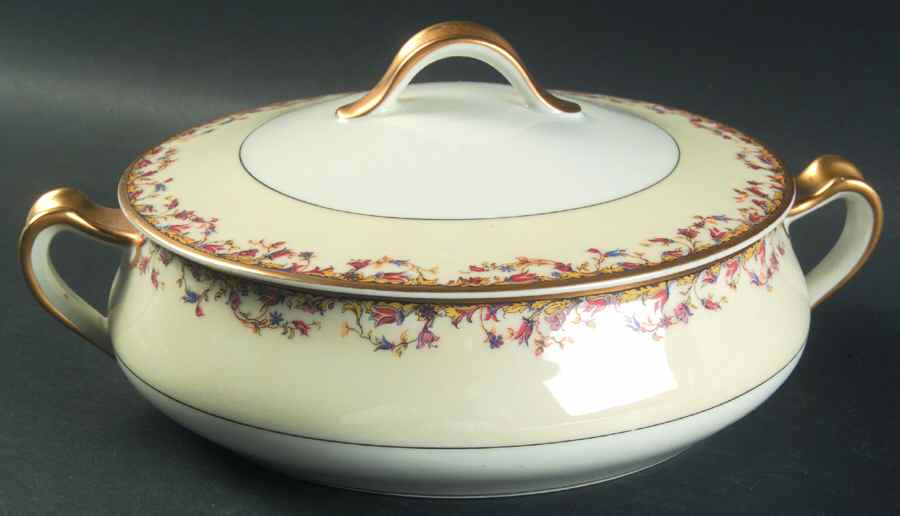 Louvain Round Covered Vegetable by Haviland-1