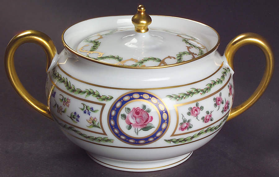 Louveciennes Sugar Bowl & Lid by Haviland-1