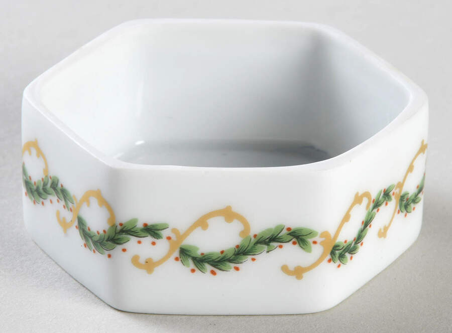 Louveciennes Hexagonal Box No Lid by Haviland-1