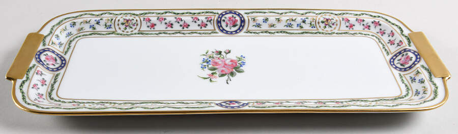 Louveciennes Large Sandwich Tray by Haviland-1