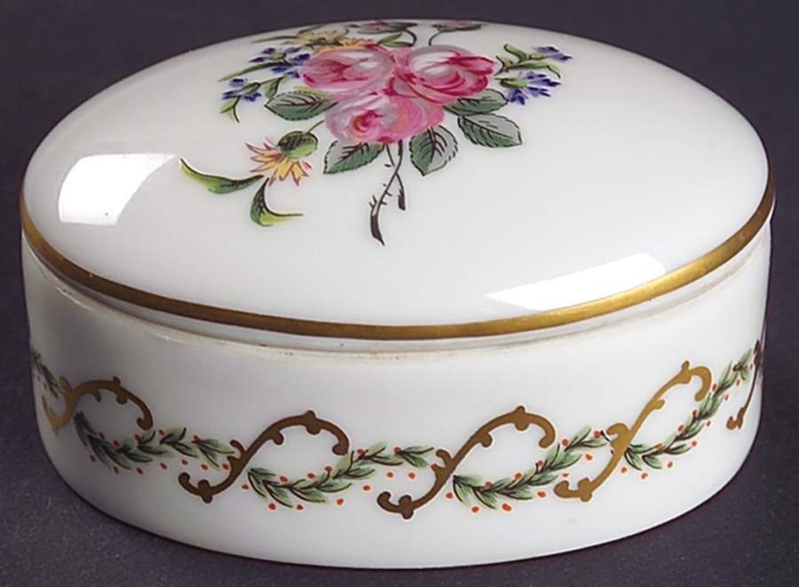 Louveciennes Oval Box & Lid by Haviland-1