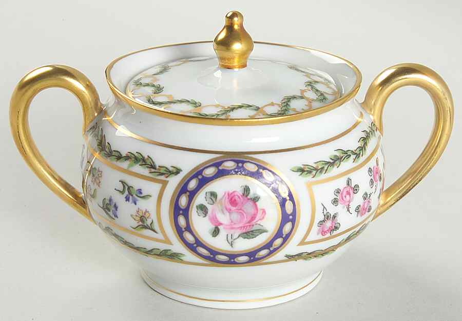 Louveciennes Mini Sugar Bowl & Lid by Haviland-1