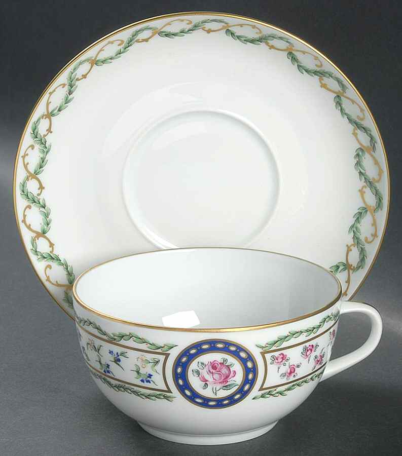 Louveciennes Breakfast Cup & Saucer Set by Haviland-1
