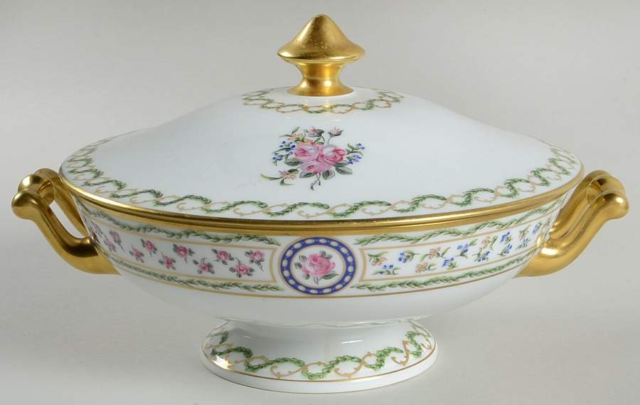Louveciennes Round Covered Vegetable by Haviland-1