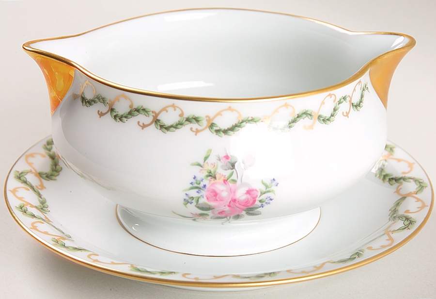 Louveciennes Gravy Boat & Underplate by Haviland-1