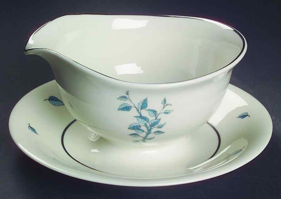 Luanda Gravy Boat with Attached Underplate by Haviland-1