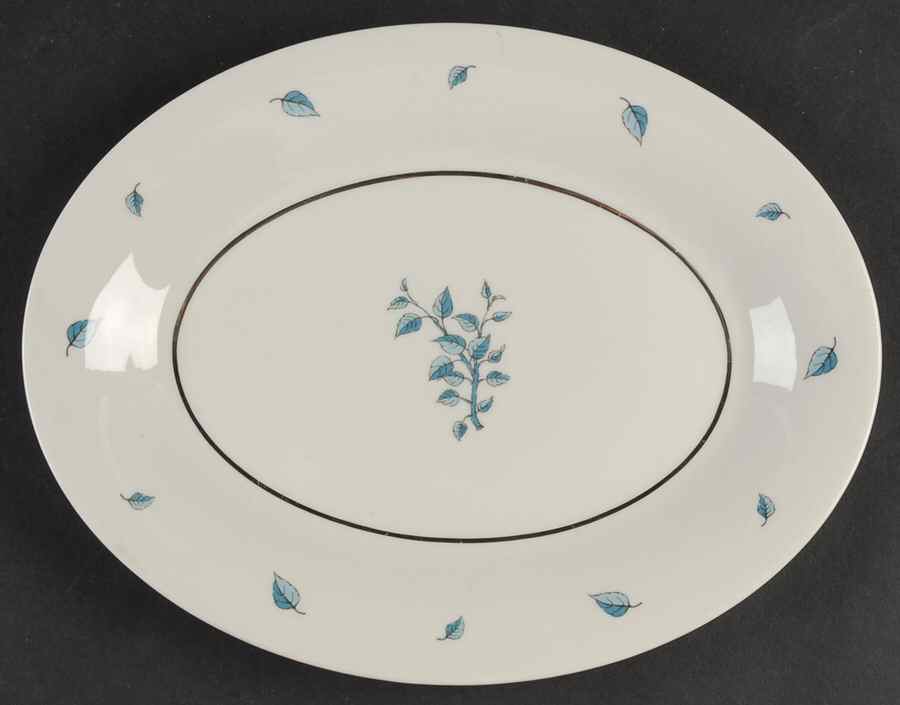 Luanda 11" Oval Serving Platter by Haviland-1