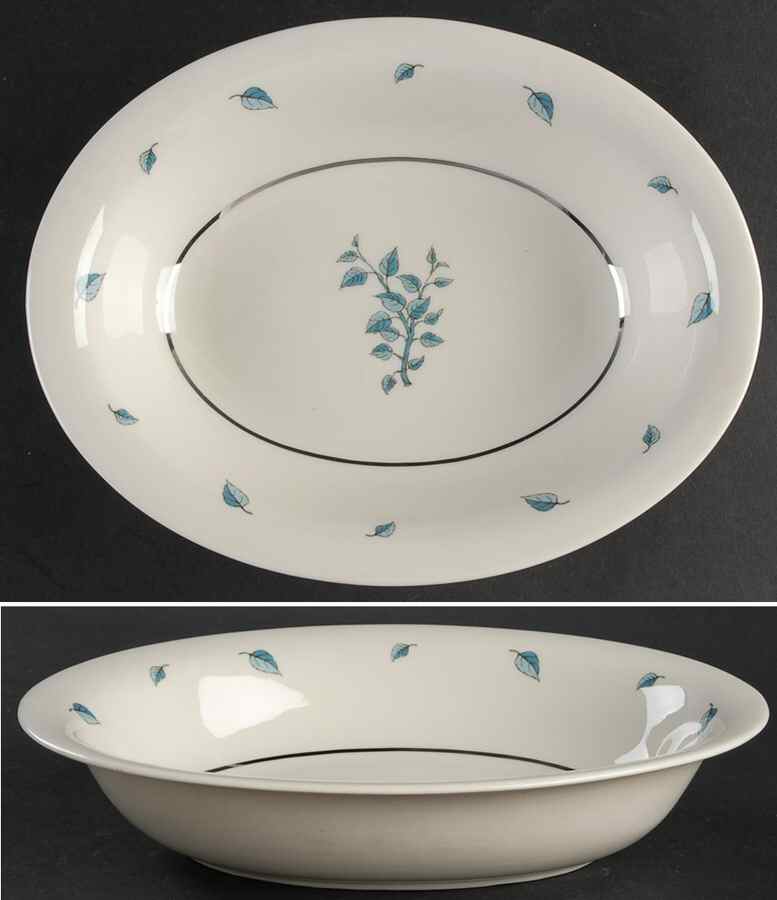 Luanda 10" Oval Vegetable Bowl by Haviland-1