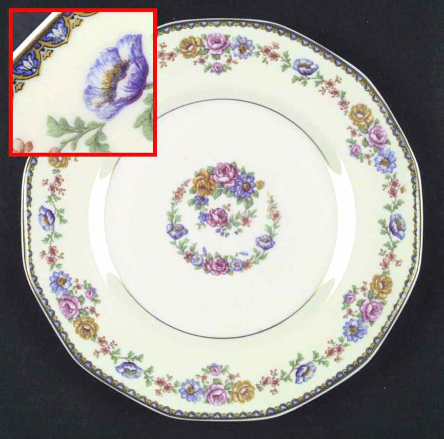 Lucerne (France) Dinner Plate by Haviland-1