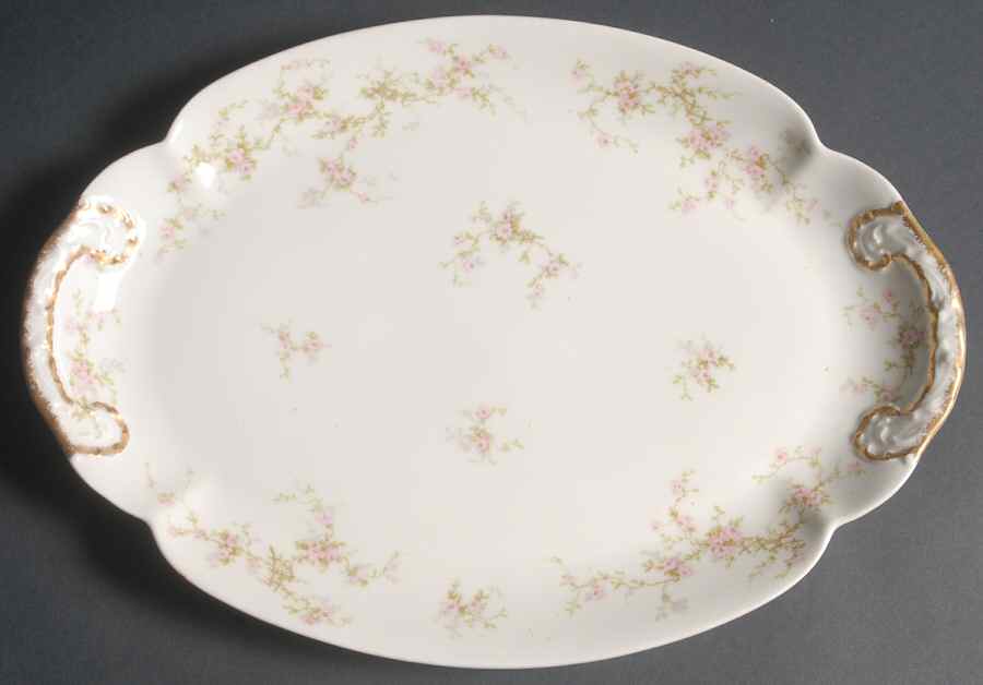 Lucille 14" Oval Serving Platter by Haviland-1